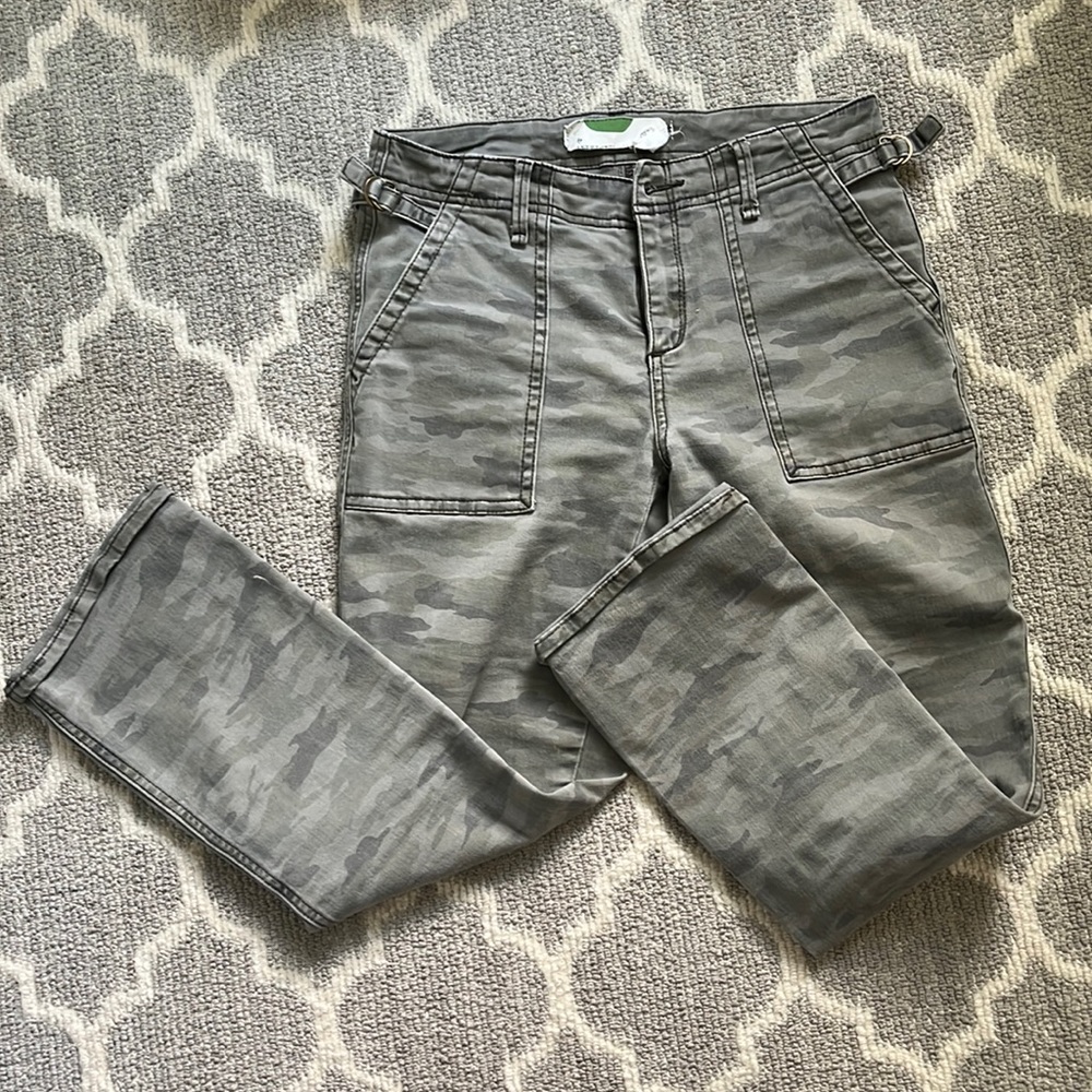 Anthropologie camo pants